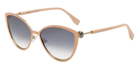 Fendi™ FF 0413/S 0FIB9O 60 Nude Gold Sunglasses 